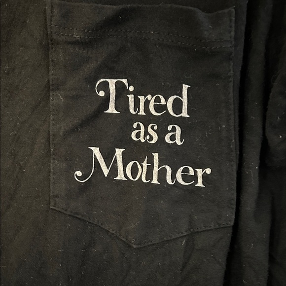 Black Graphic T-Shirt with Pocket - Picture 2 of 2